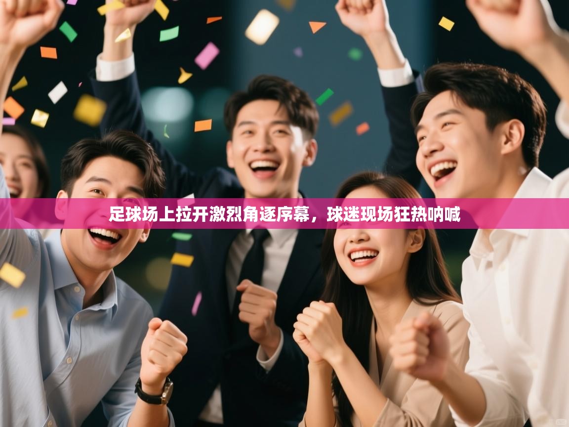 足球场上拉开激烈角逐序幕，球迷现场狂热呐喊