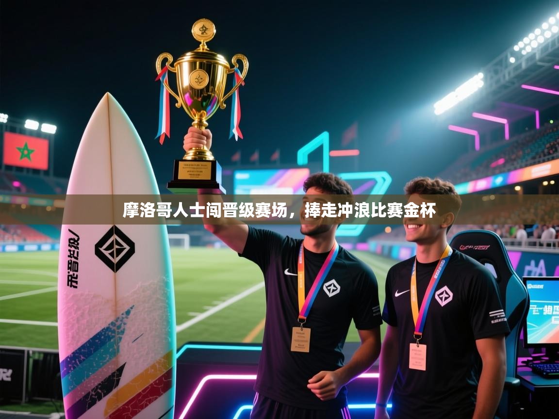 摩洛哥人士闯晋级赛场,捧走冲浪比赛金杯